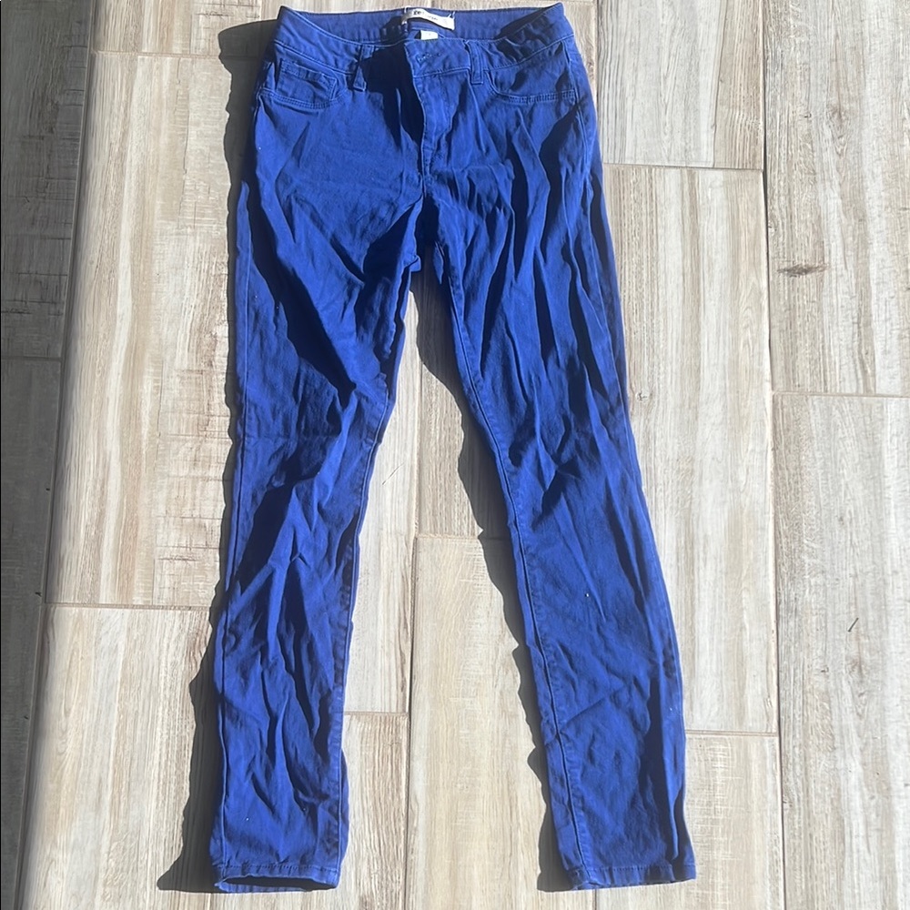 Vibrant Blue Skinny Pants